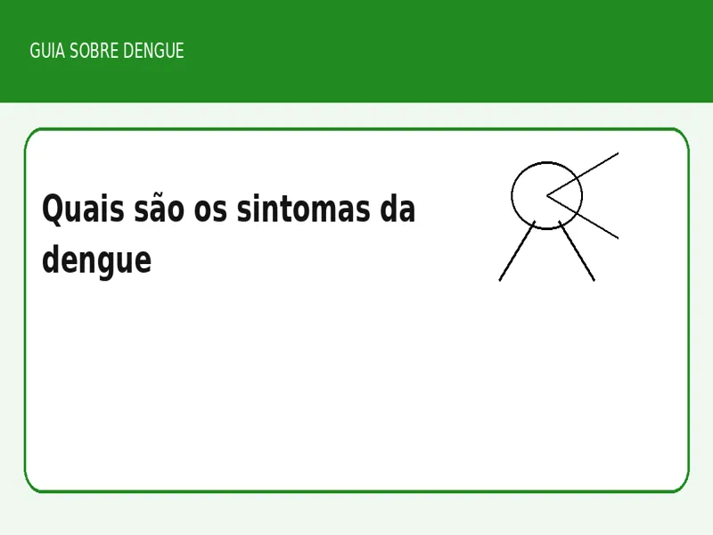 Quais são os sintomas da dengue